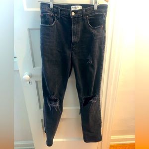 Abercrombie Jeans, Black, size 27 4R, 90s fit